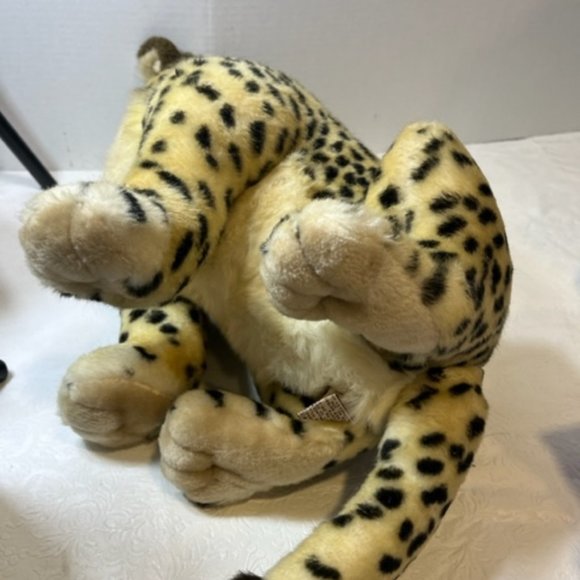 VTG 17" Sitting Chetah Stuffed Animal Applause by Avanti Italy 1983 - Picture 4 of 12